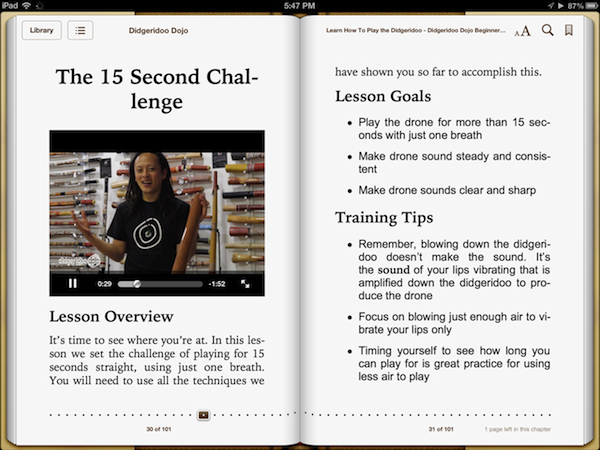 Didgeridoo Dojo Beginner Sessions Ebook screenshots