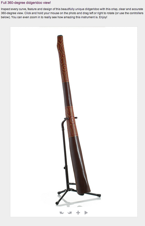 Purchasing Your High-End Didgeridoo 360 degree photo